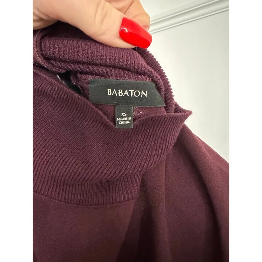 Babaton Aritzia Hamish Mock Neck Oversized Sweater Blouse size XS - Image 7