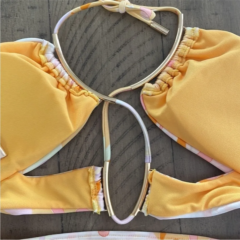 NWT Print Halter Bandeau Bikini Top US6 - Image 15