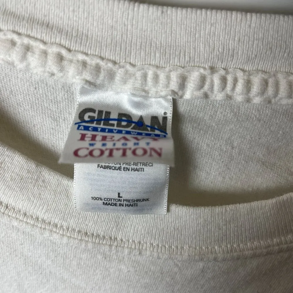 Vintage CPS Pride Cincinnati Public Schools T Shirt 90s Y2K White Large L Solid - Image 4