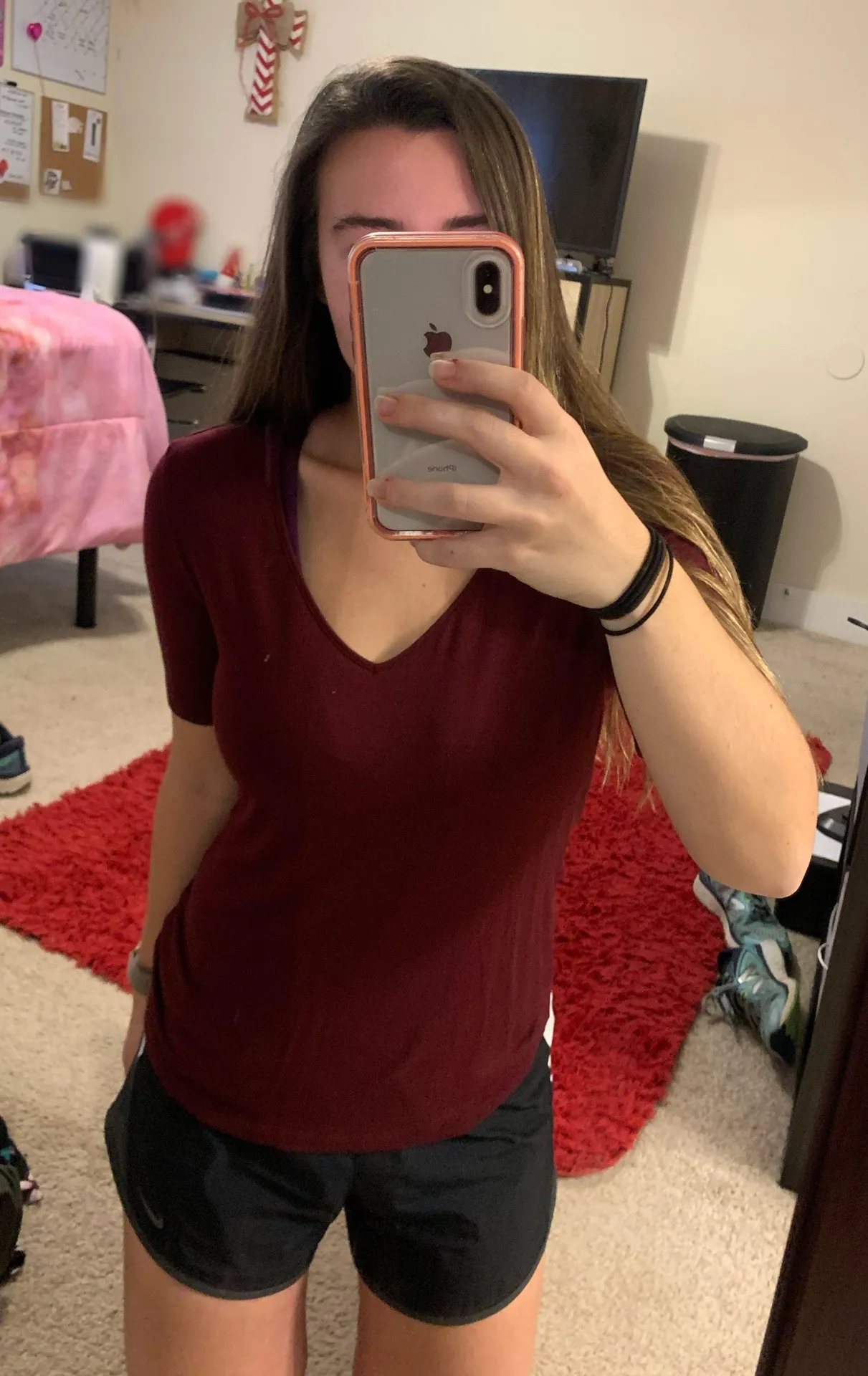 Burgundy Tee Shirt - Image 4