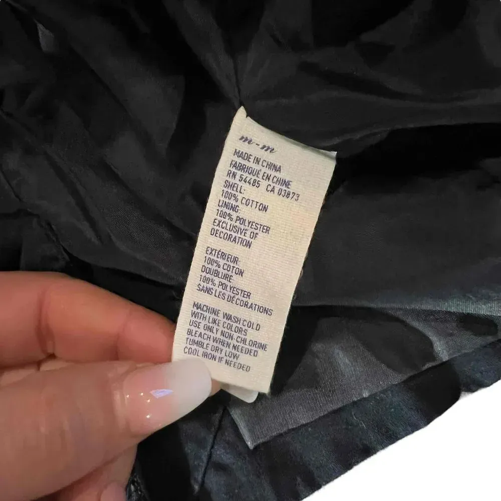 American‎ Eagle Single-Breasted Button Closure Front Pockets Blazer Size Medium - Image 4