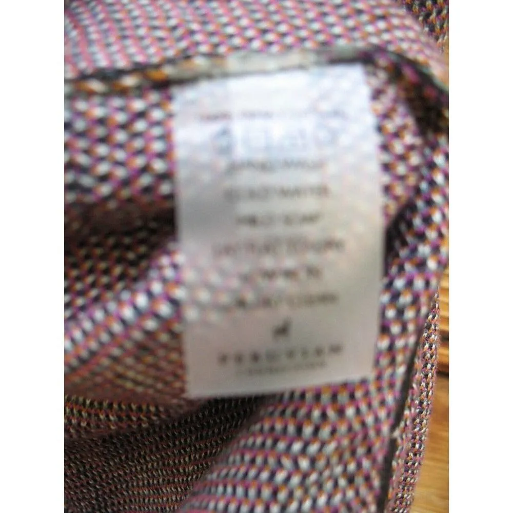 Peruvian Connection Bloomsbury Black Pima Cotton Kimono Cardigan Sweater XL - Image 11