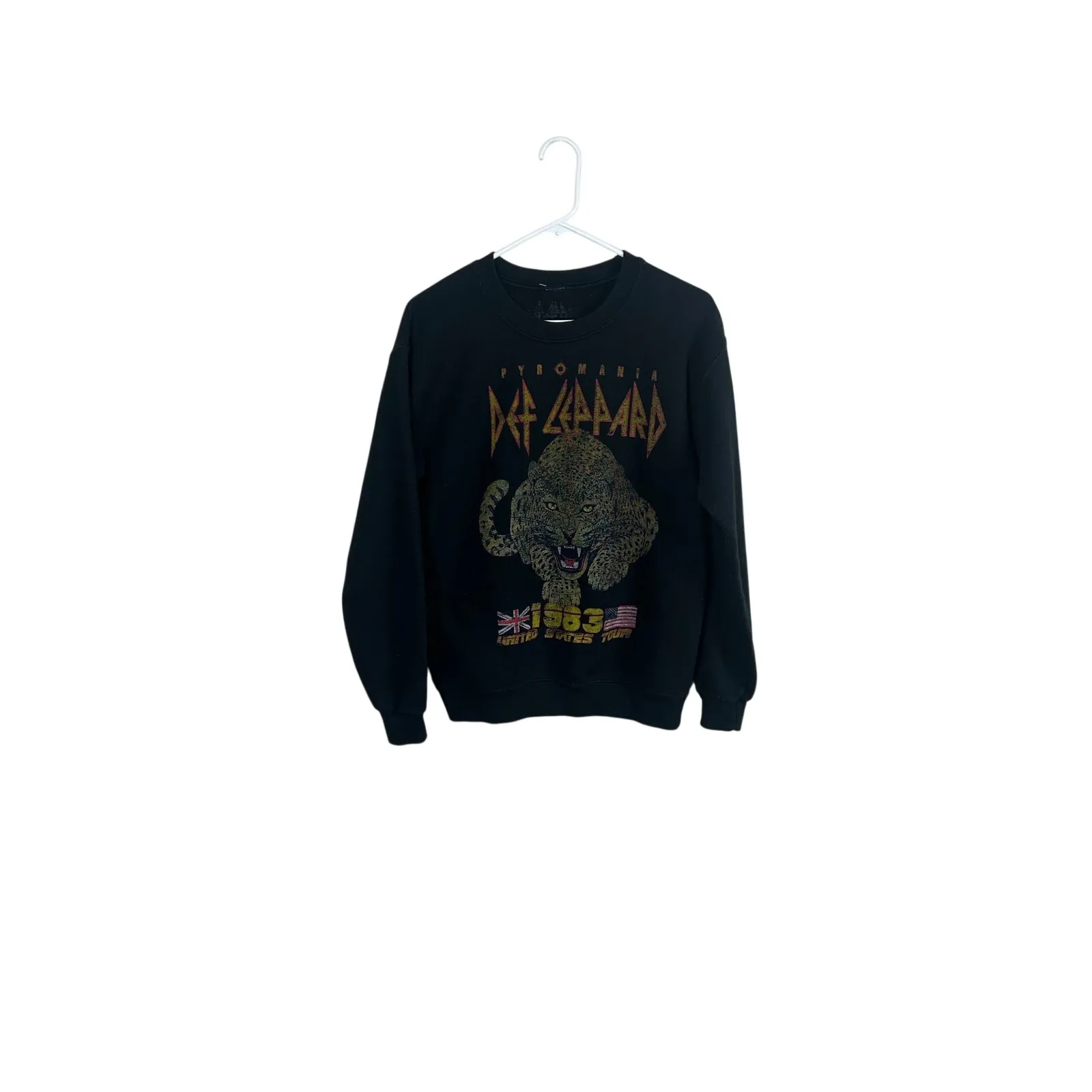 Def Leppard  Black Band Sweatshirt size S - Image 2