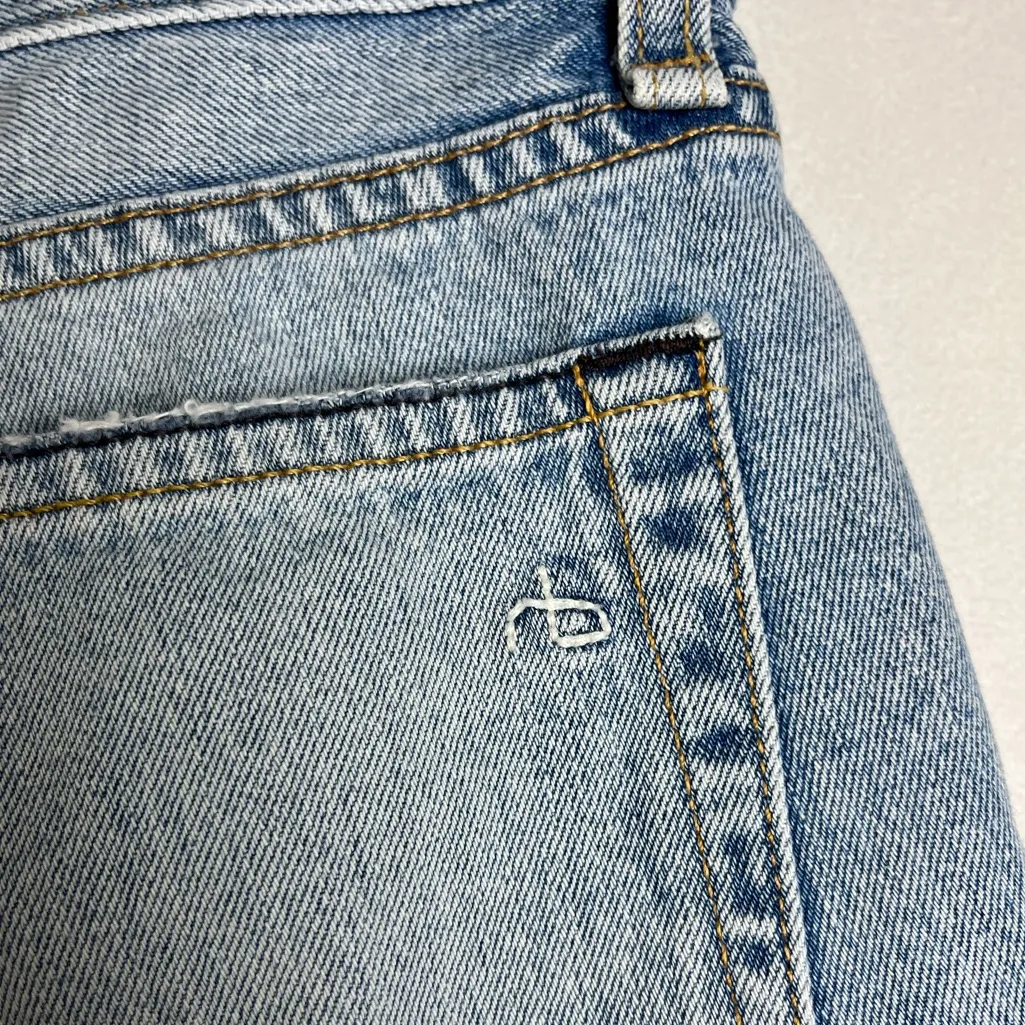 Rag & Bone Women’s Martin Denim Cut Off Short Sz 24 Raw Hem Frayed - Image 7