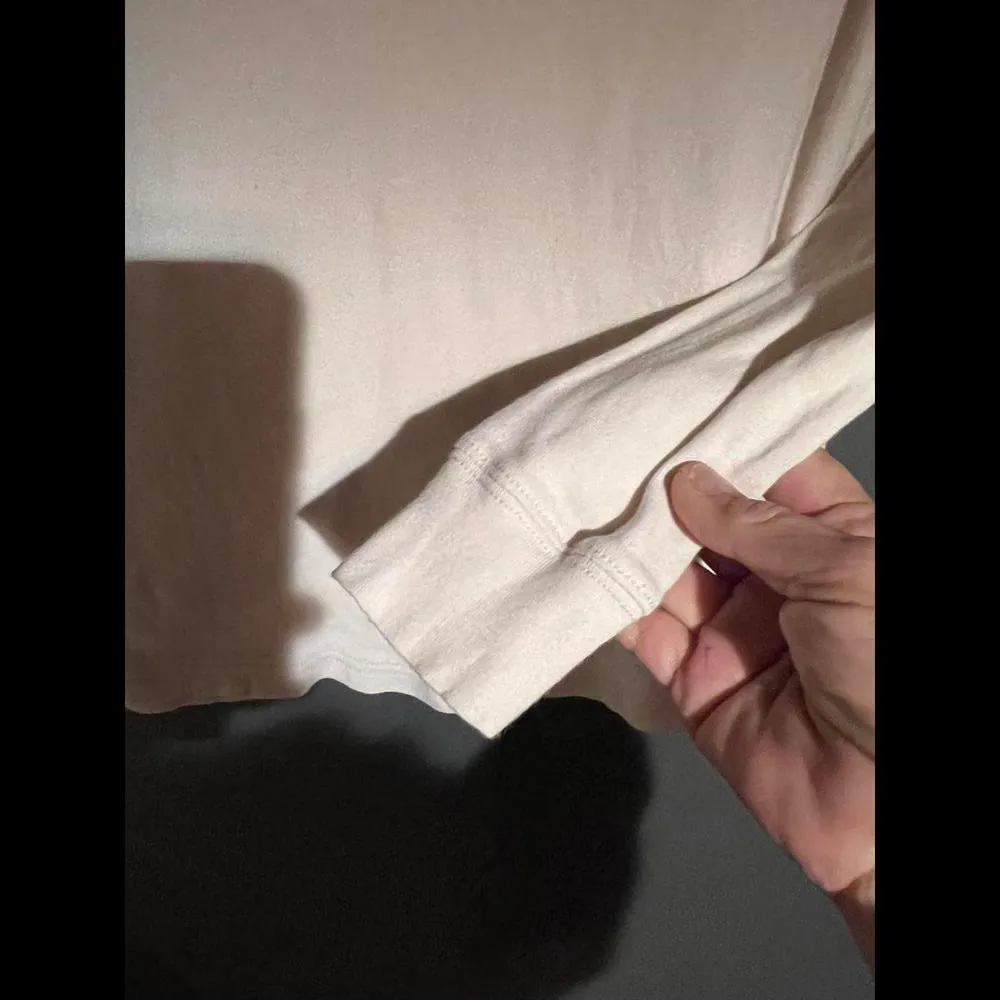 Ralph Lauren Jeans Co. Women’s Long Sleeve Top - Size S - Ivory - Image 7