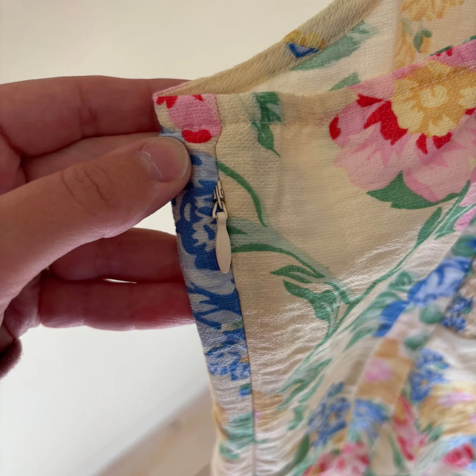 A New Day NWT Women's Mini Woven Tank Dress Yellow Floral Size 16 - Image 7