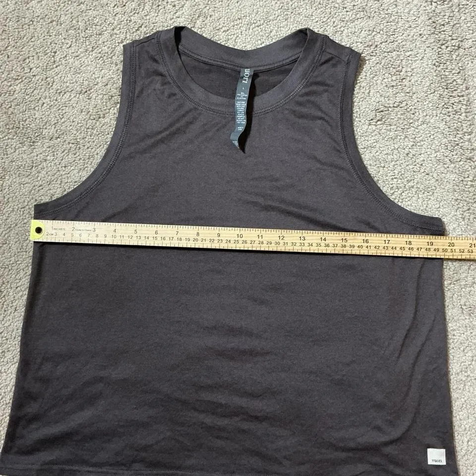 Vuori Women Brown Tank Top Athletic Workout Yoga Size L - Image 3