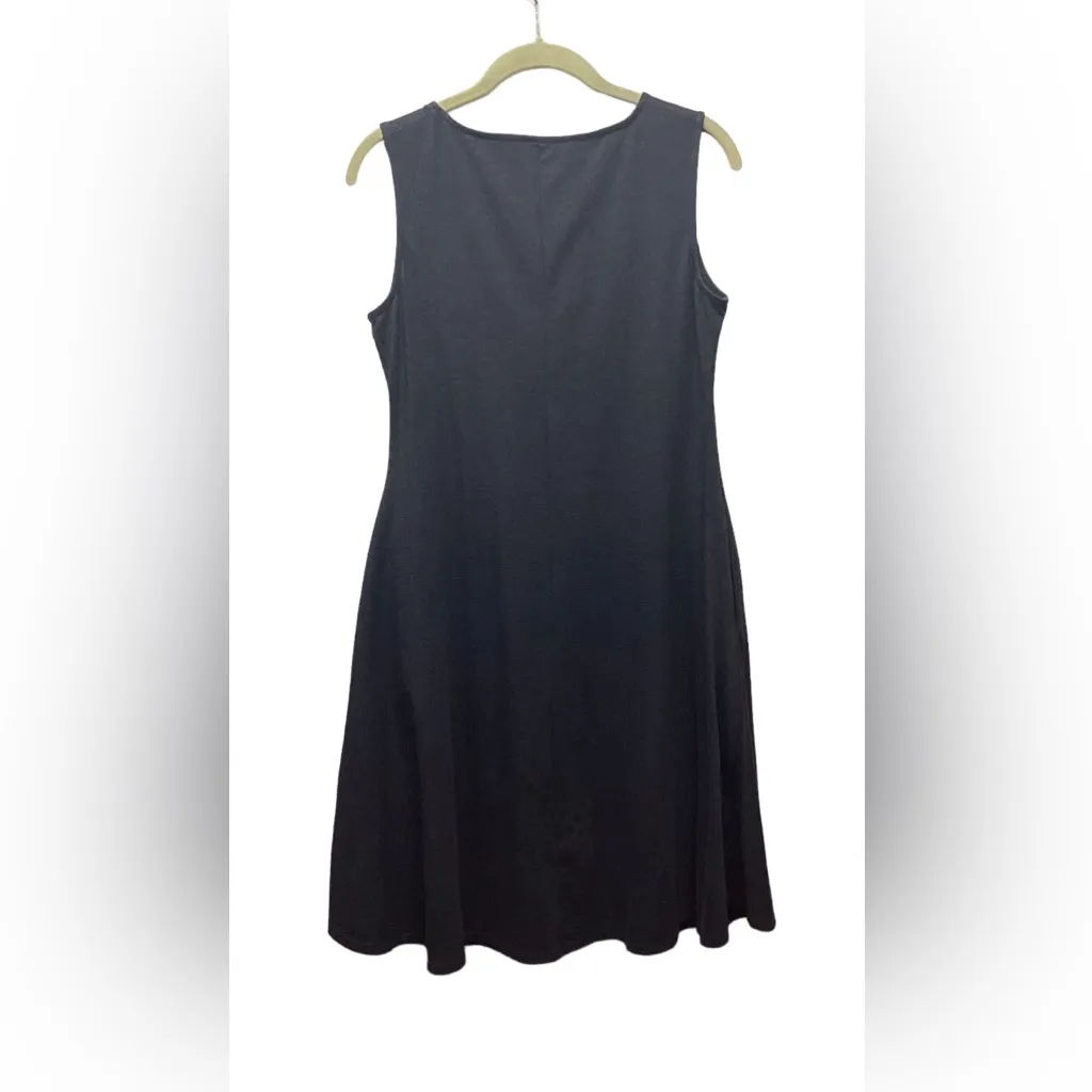 Zenana sleeveless tank dress. Charcoal gray. Size Small - Image 4