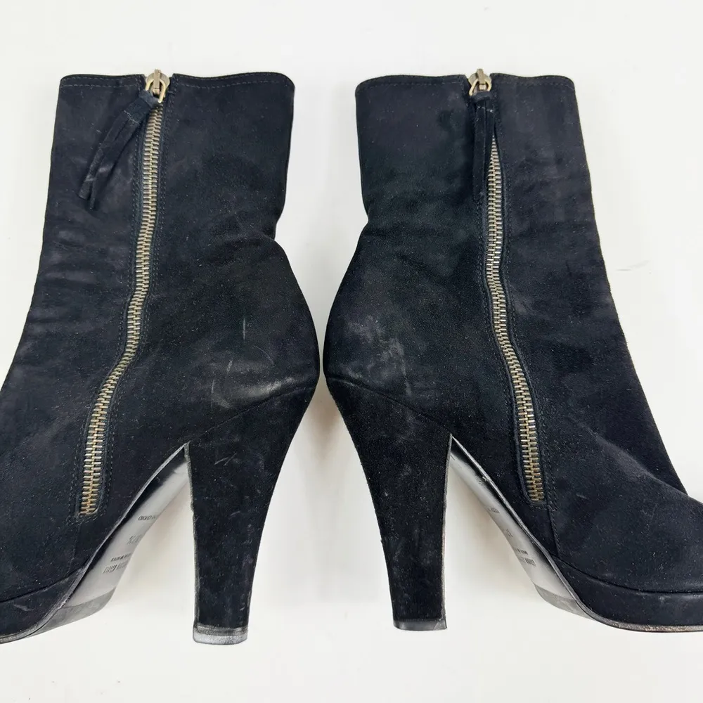 Miu Miu black suede ankle booties - Image 5
