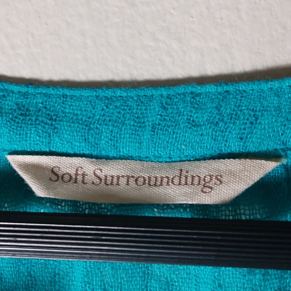 Soft Surroundings S Turquoise Tunic Top - Image 6