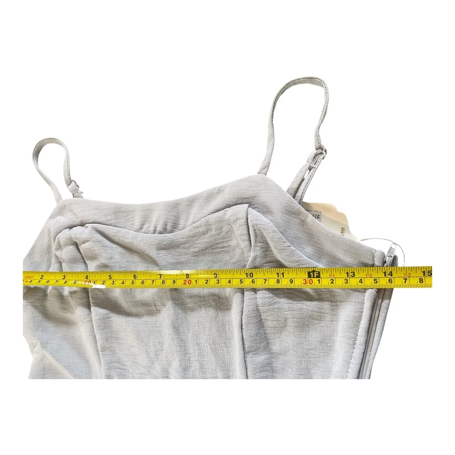 Altar'd‎ State XS Midi Dress Sleeveless Side Slit Cami Casual Light Blue - Image 5