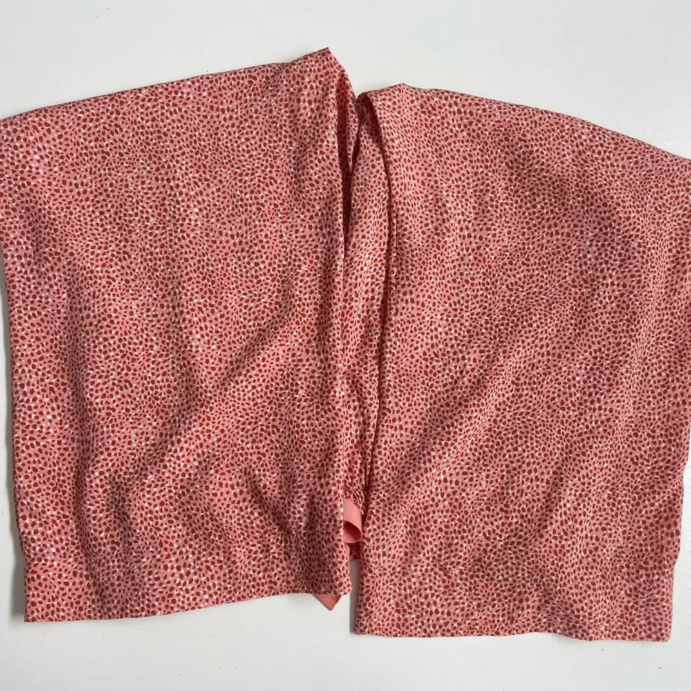 Loft Sleep PJ Pajama Pants Wide Leg Lightweight Animal Print Lounge Coral Brown - Image 11