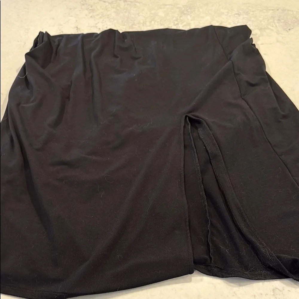 Torrid Black Short Sleeve Dress Maxi Lace up dress size 3 - Image 4