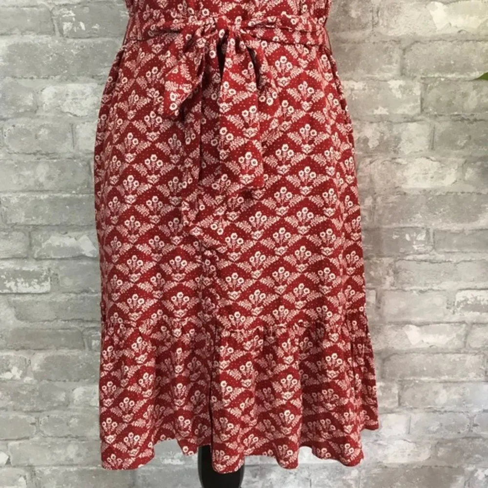 Likely revolve‎ red floral printed sleeveless dress - Image 5