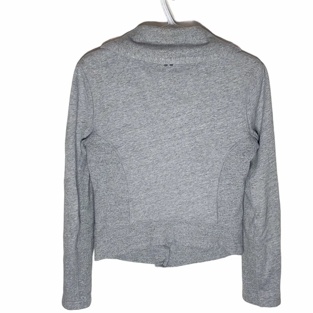 Converse one star grey buttoned sweat jacket sz S - Image 2