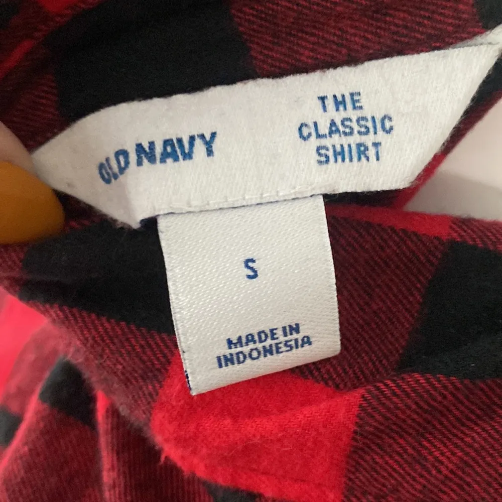 Red and Black Gingham Button Down Shirt - Image 4