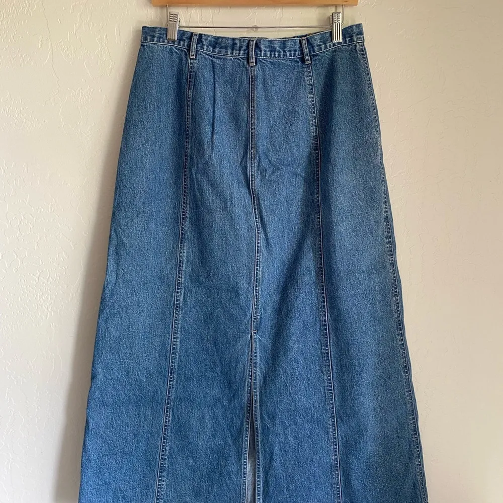 Vintage Eddie Bauer Long Jean Skirt - Image 2