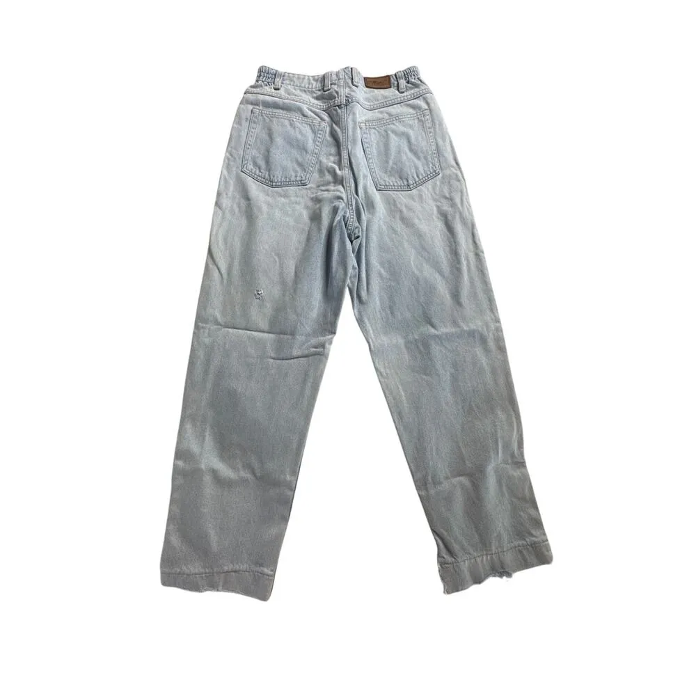 LL Bean Women’s Jeans 28x28 – Light Wash, High Rise, Straight Leg, Vintage Blue Size 28 - Image 6