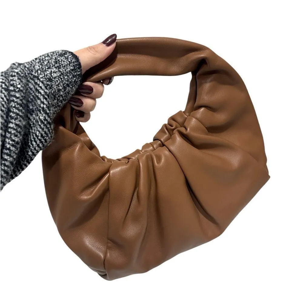 Pink Lily  Handle Brown BAG NWOT - Image 2