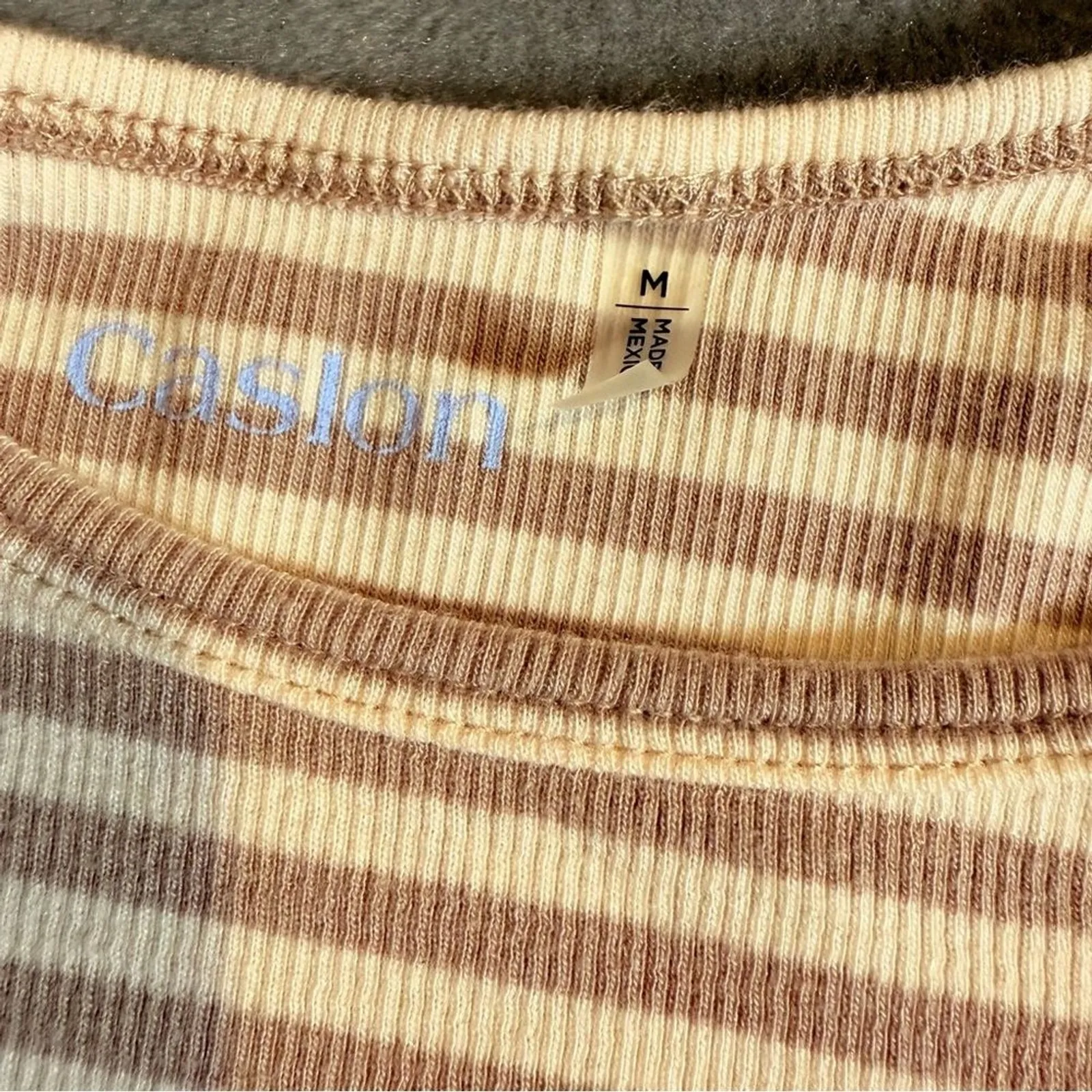 Caslon Ribbed Striped Tank Top Bundle 2 Medium Stretch Layering Basics Stretch - Image 6