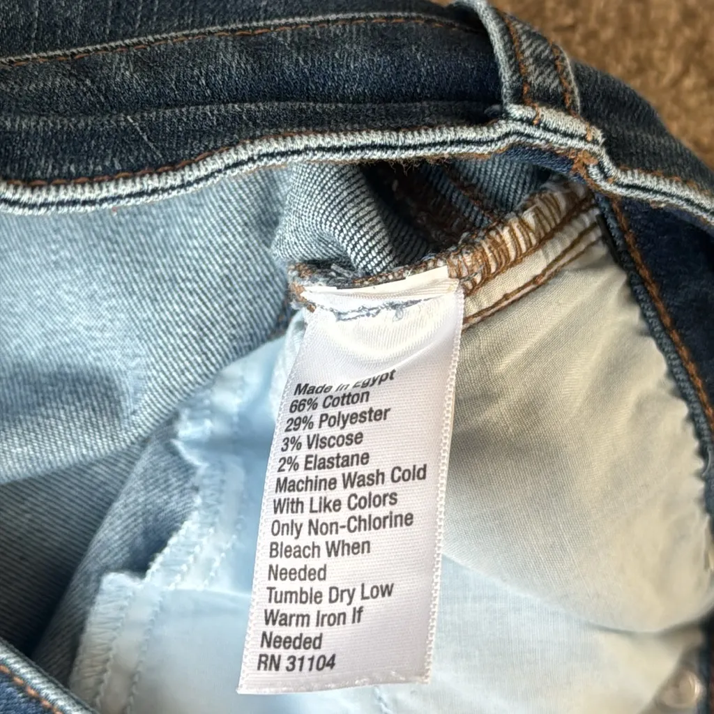 Crown & Ivy Hi-Rise Skinny Jeans SIZE 12 - Image 3