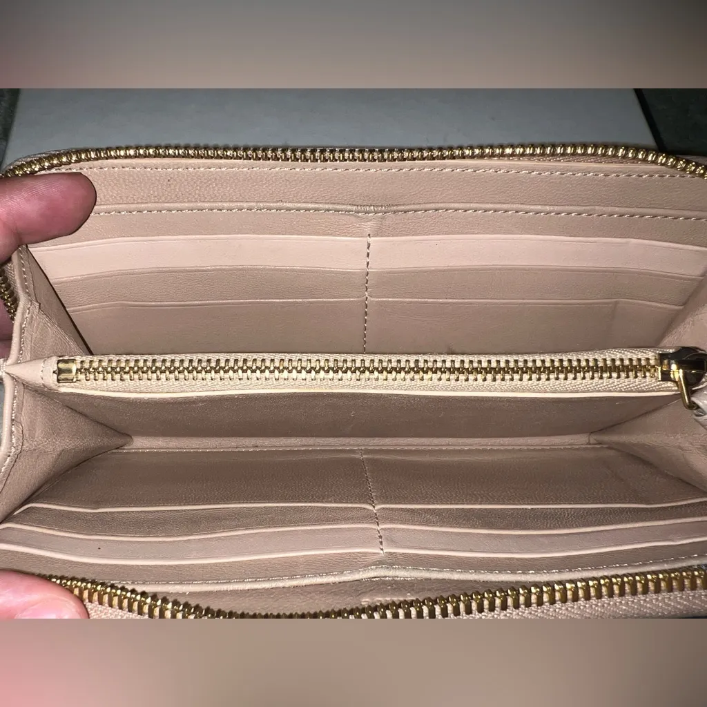 Authentic Chloé “Alphabet” continental wallet in blush nude | Full Set - Image 7