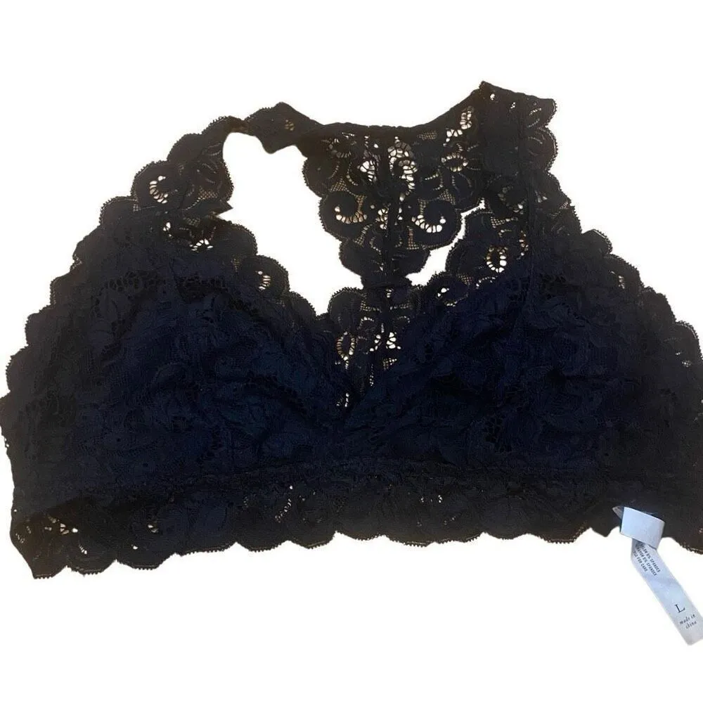 Aeropostale Large Lace bra bralette black - Image 2