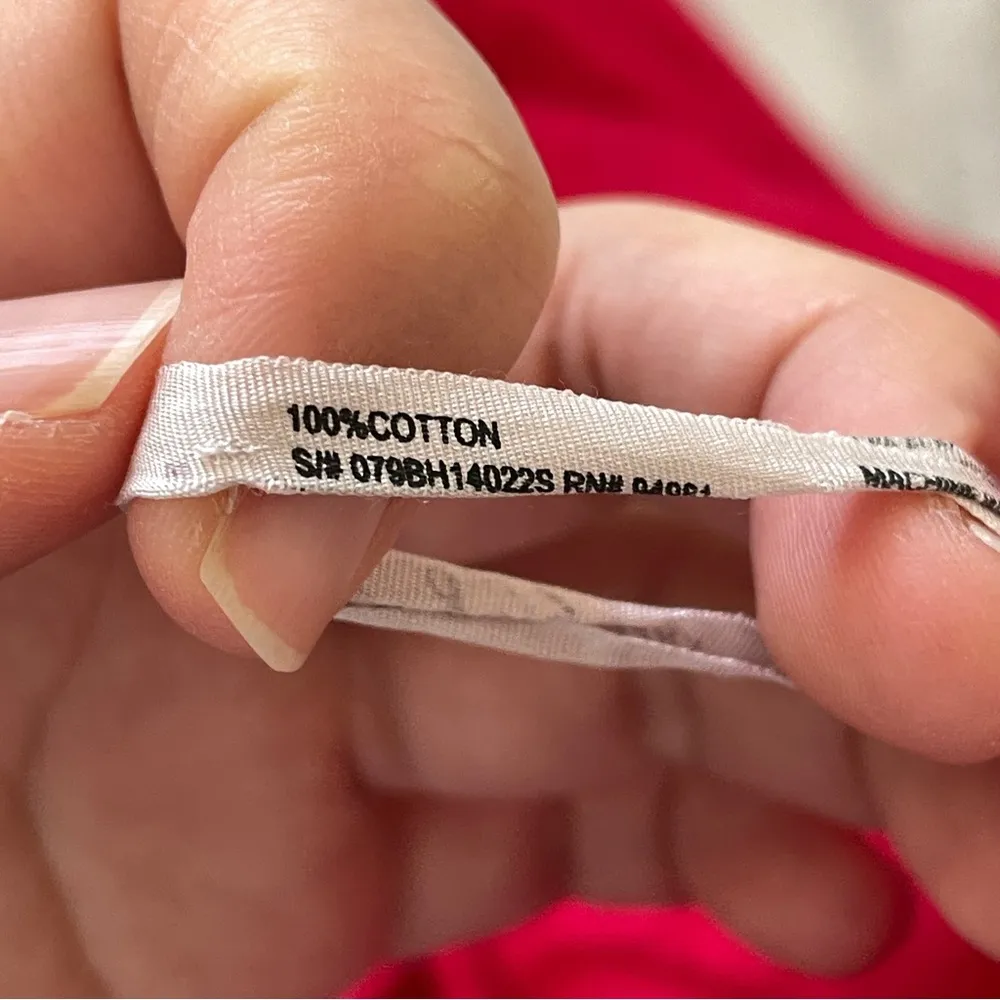 Forever 21 Dress lightweight cotton mini Red (small) sophie & me coquette y2k - Image 6