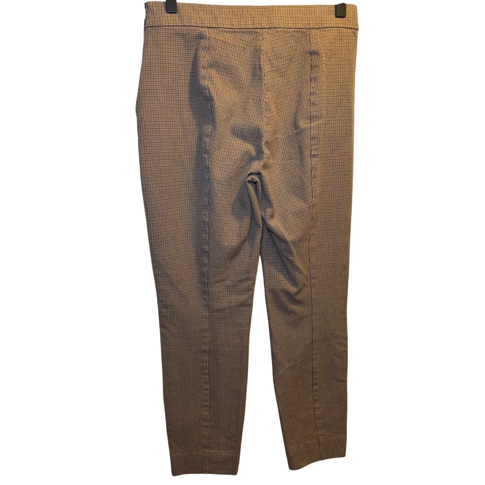 Everlane The Way High Drape Pant  Brown Houndstooth Ankle Career Work Women - Image 6