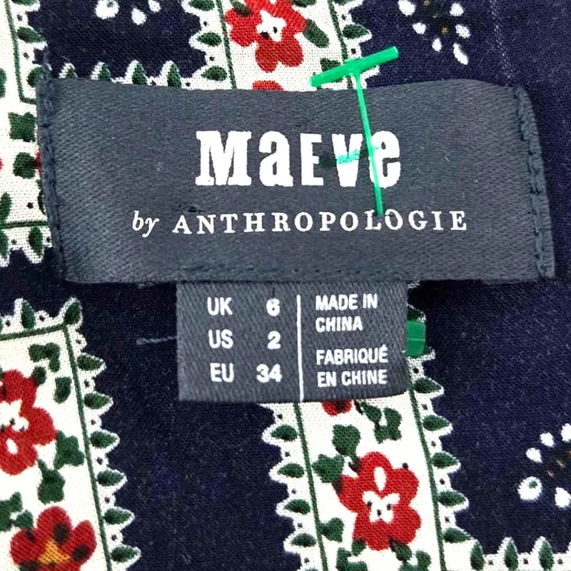 Maeve by Anthropologie Blue Crushed Velvet Shirt Dress Size 2 - Image 8