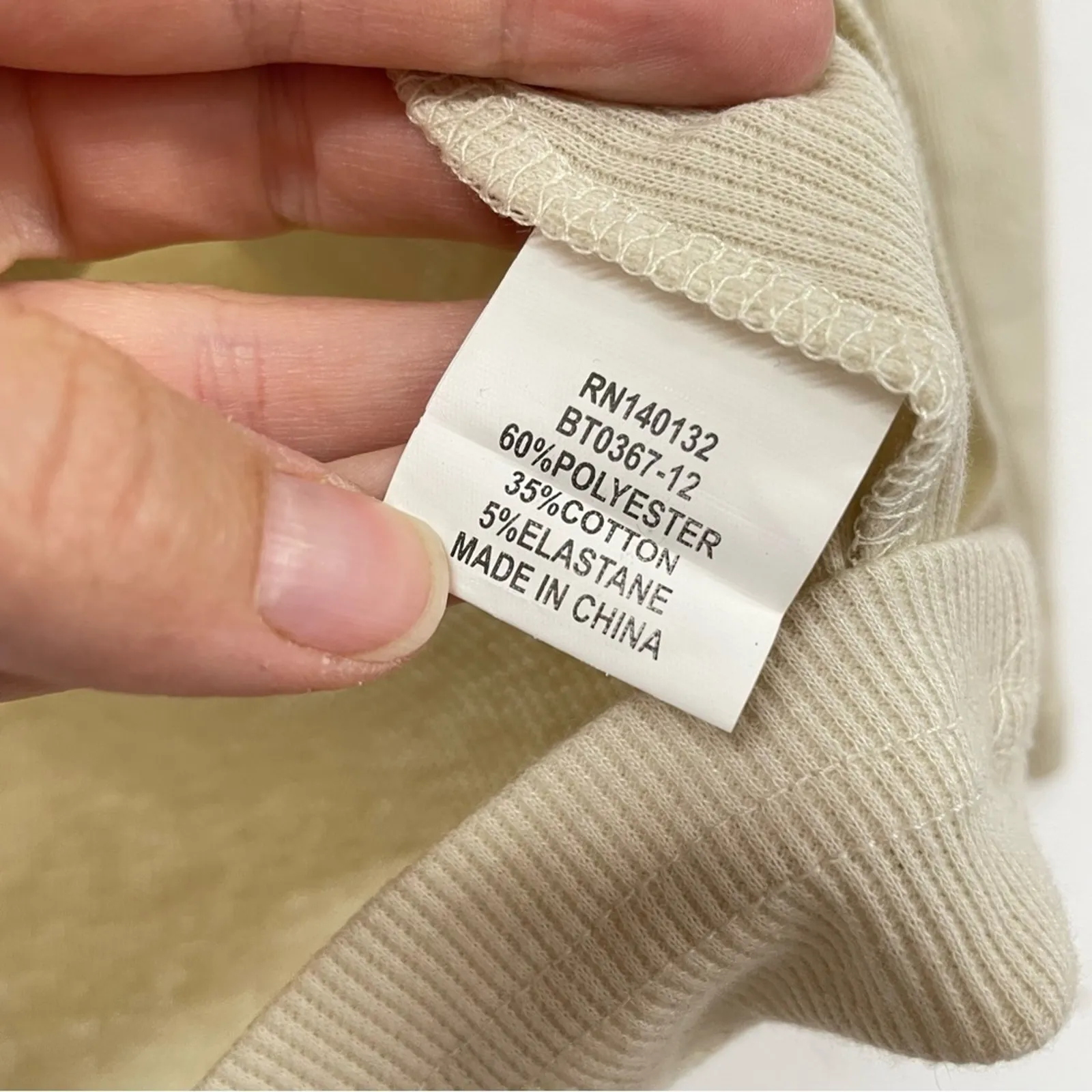 Alloy Cream Thermal Half Sleeve Blouse Womens M Shirt Top Henley Casual Capsule Size M - Image 6