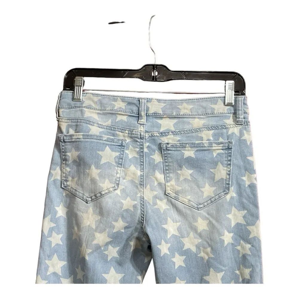 Celebrity Pink Girls Blue and Star Jeans size 14. Stretch - Image 3