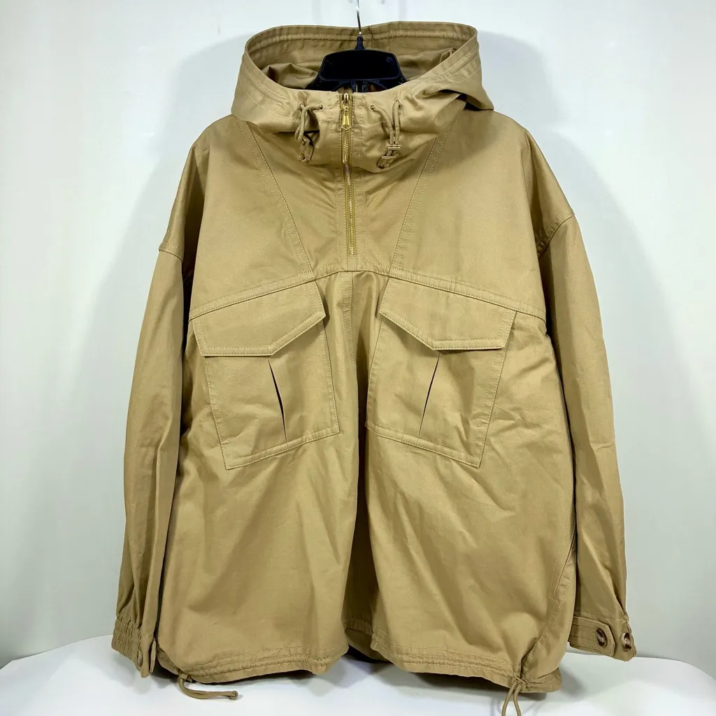 Zimmermann Illuminate Cargo Anorak Twill Jacket Beige Sand Small Hooded NWT - Image 5