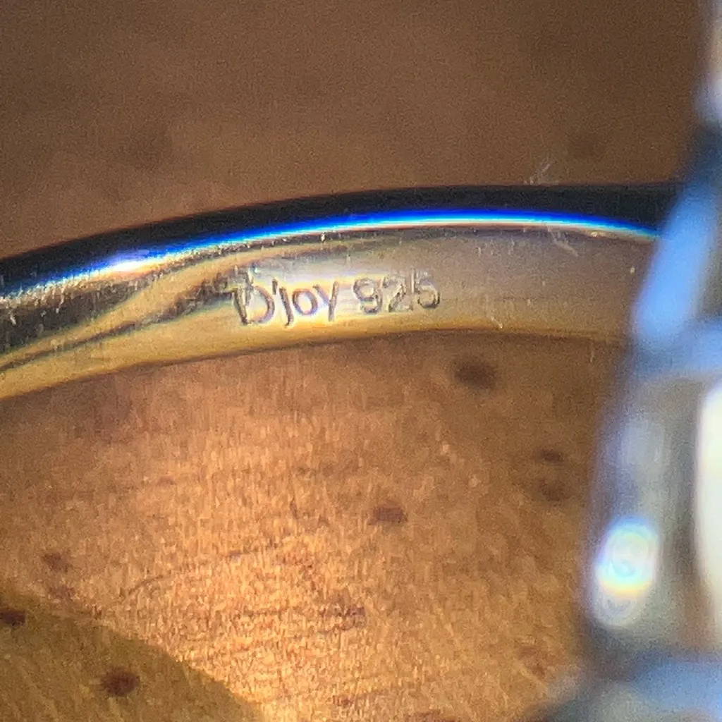 Natural Connemara Marble Sterling Silver Celtic Ring Size 9 - Image 6