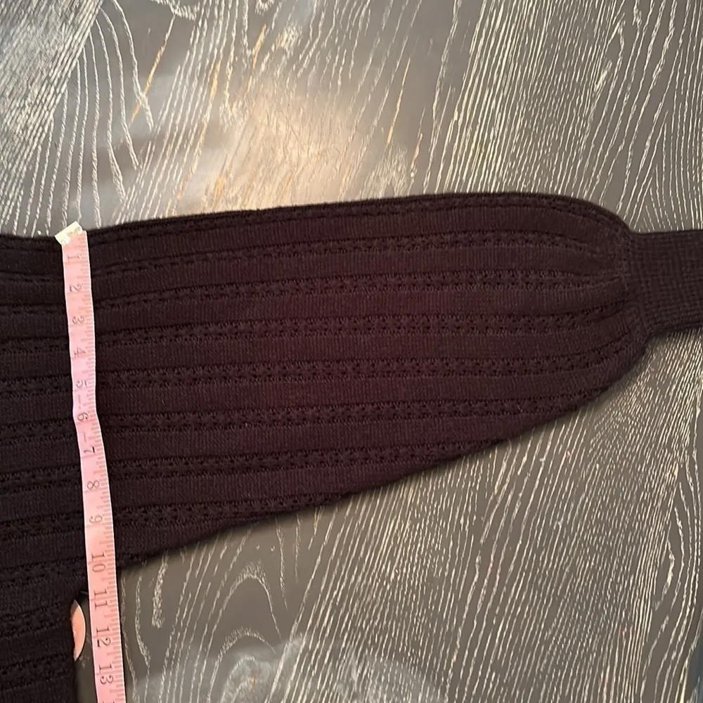 Full Circle Trends Boatneck Dolman Sleeve Black Sweater 1X NWT - Image 5