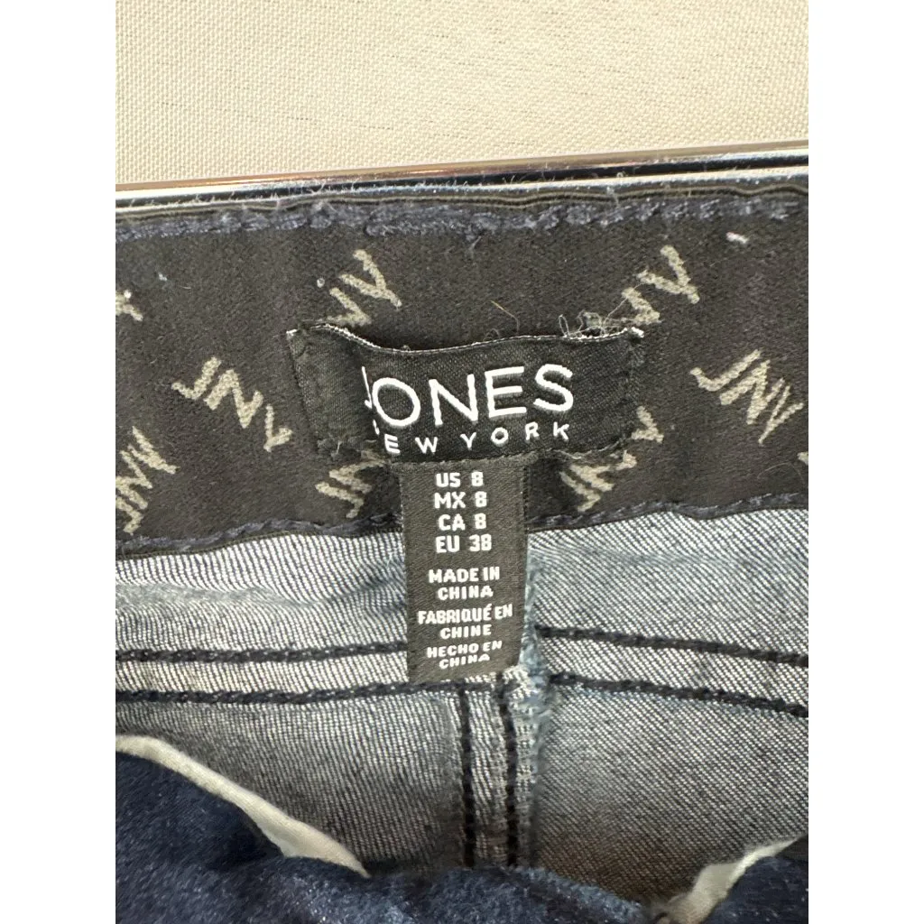 Jones New York Womens Dark Wash Denim Jeans Size 8 - Image 3