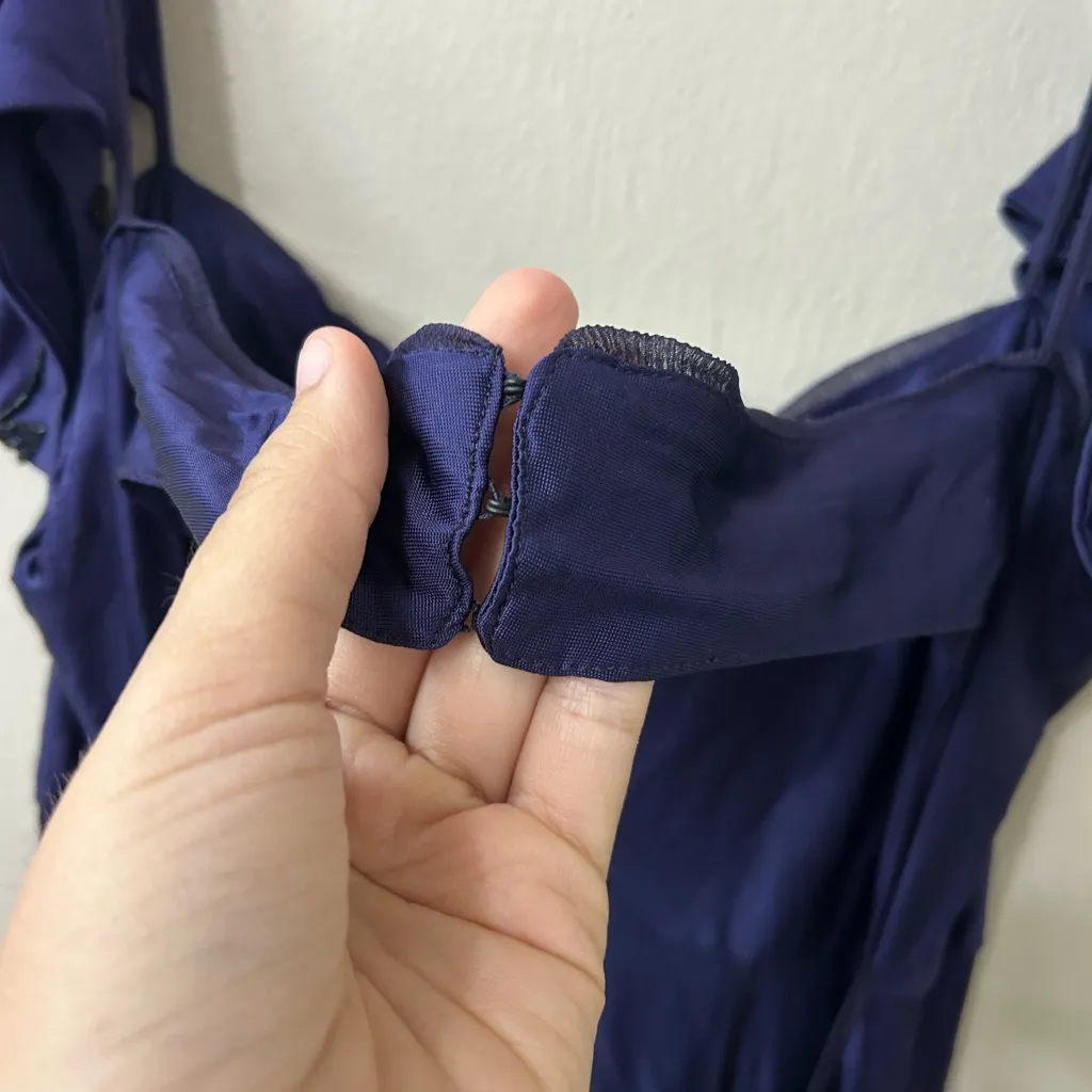 CNC Costume National Beaded Off Shoulder Spaghetti Strap Midi Dress Sz 28/42 - Image 11