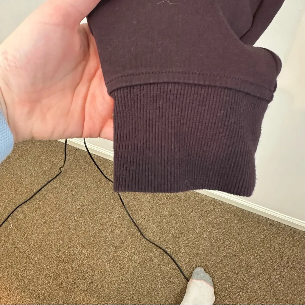 Old Navy Active Maroon Dynamic Fleece Joggers Workout Athletic Size Medium - Image 5