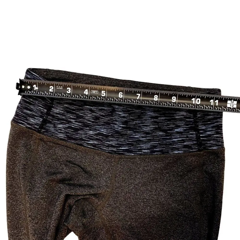 Athleta Splits Revelation Gray‎ Capri High Rise Leggings, Size XS - Image 7