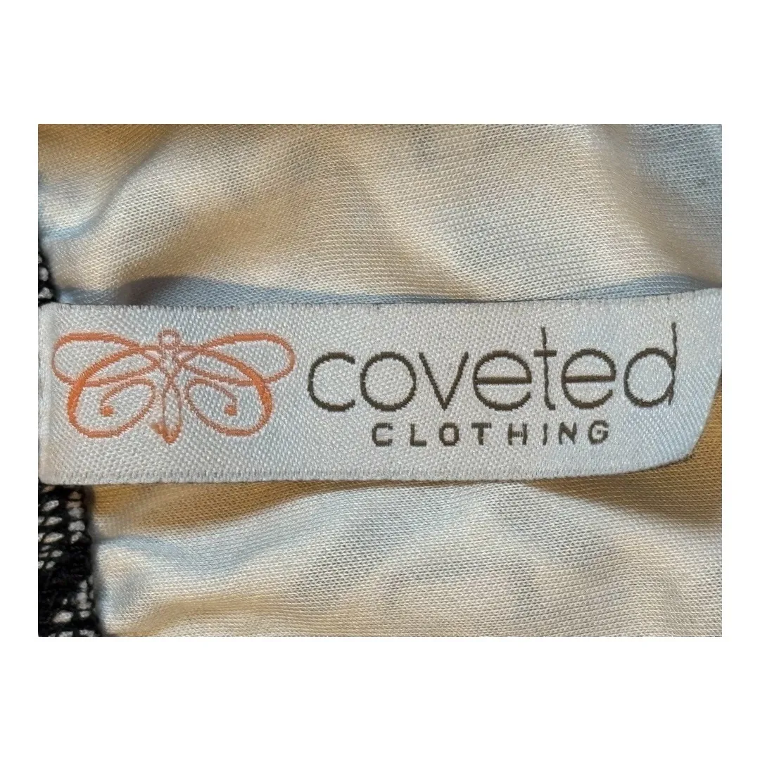 Coveted Clothing Black White Strapless‎ Mini Dress Geometric Print Size Small - Image 7