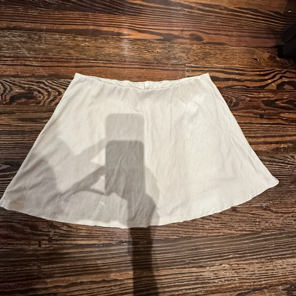 SKIMS RIBBED SKORT CREAM Women's Skirt - Image 2