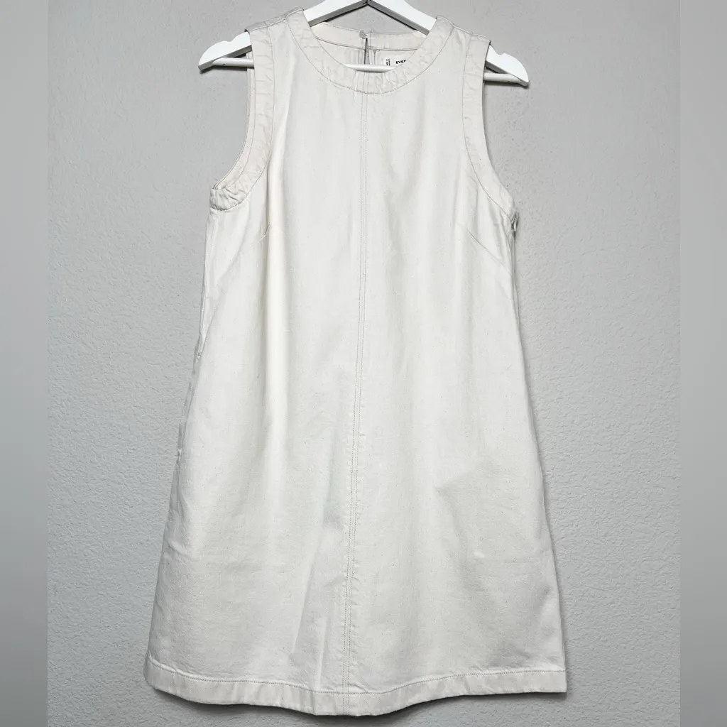 EVERLANE The Denim Shift Dress - Image 3