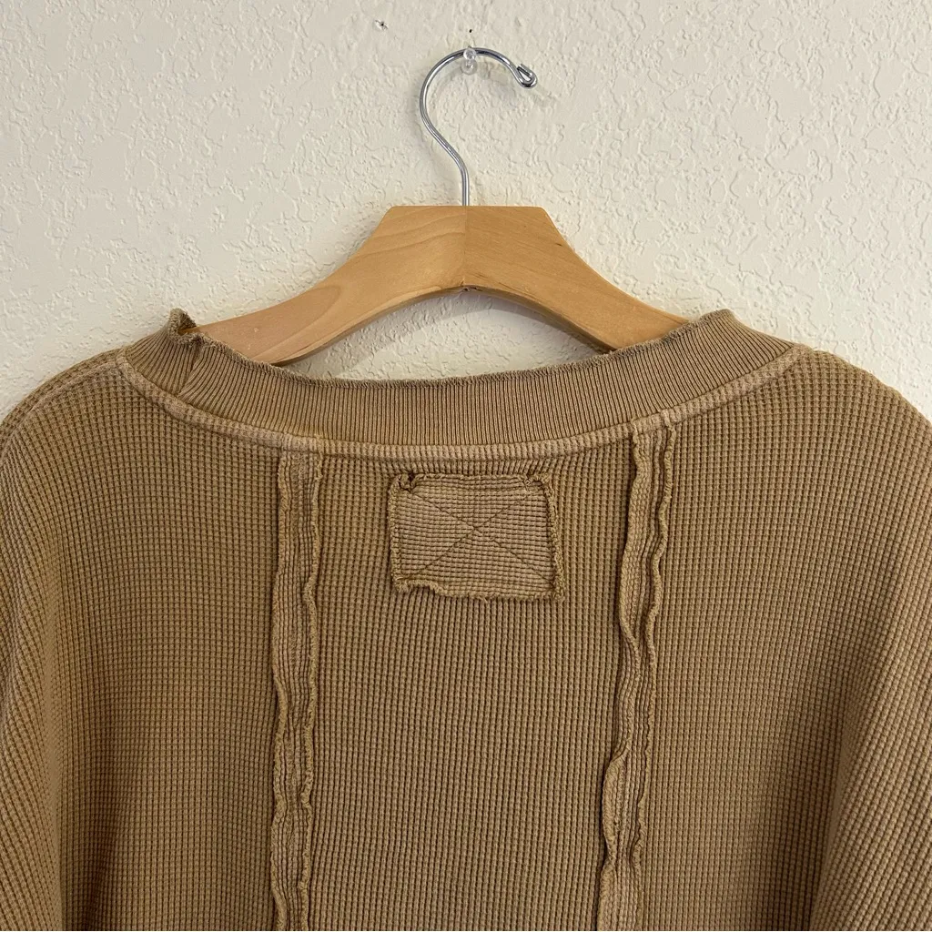 Free People // Ellie Oversized Slouchy Thermal Top - Image 8