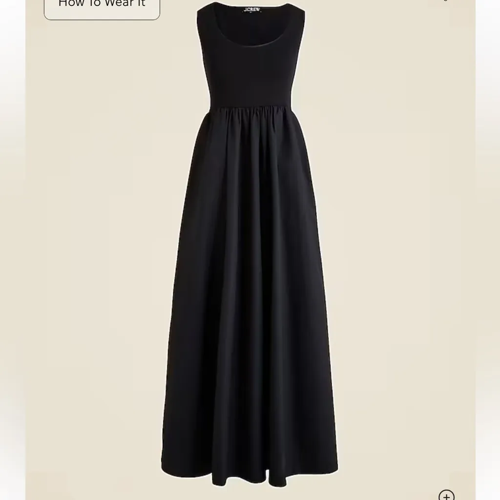 J.Crew Black Mixy Dress - Image 6