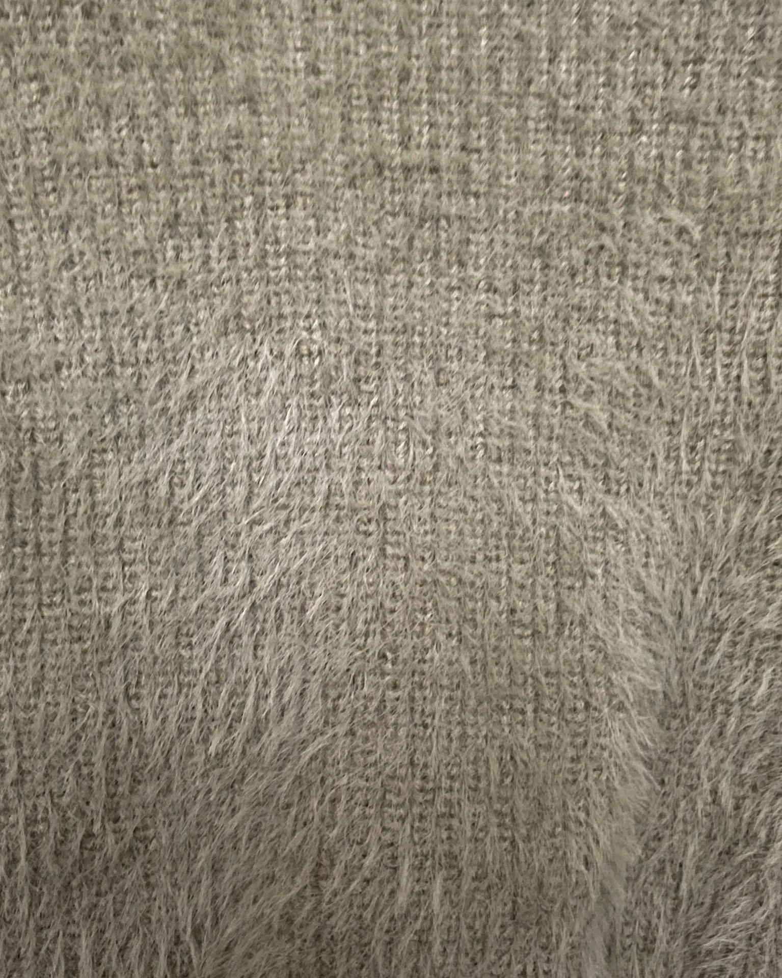 Fuzzy Green Cropped Sweater - Image 3