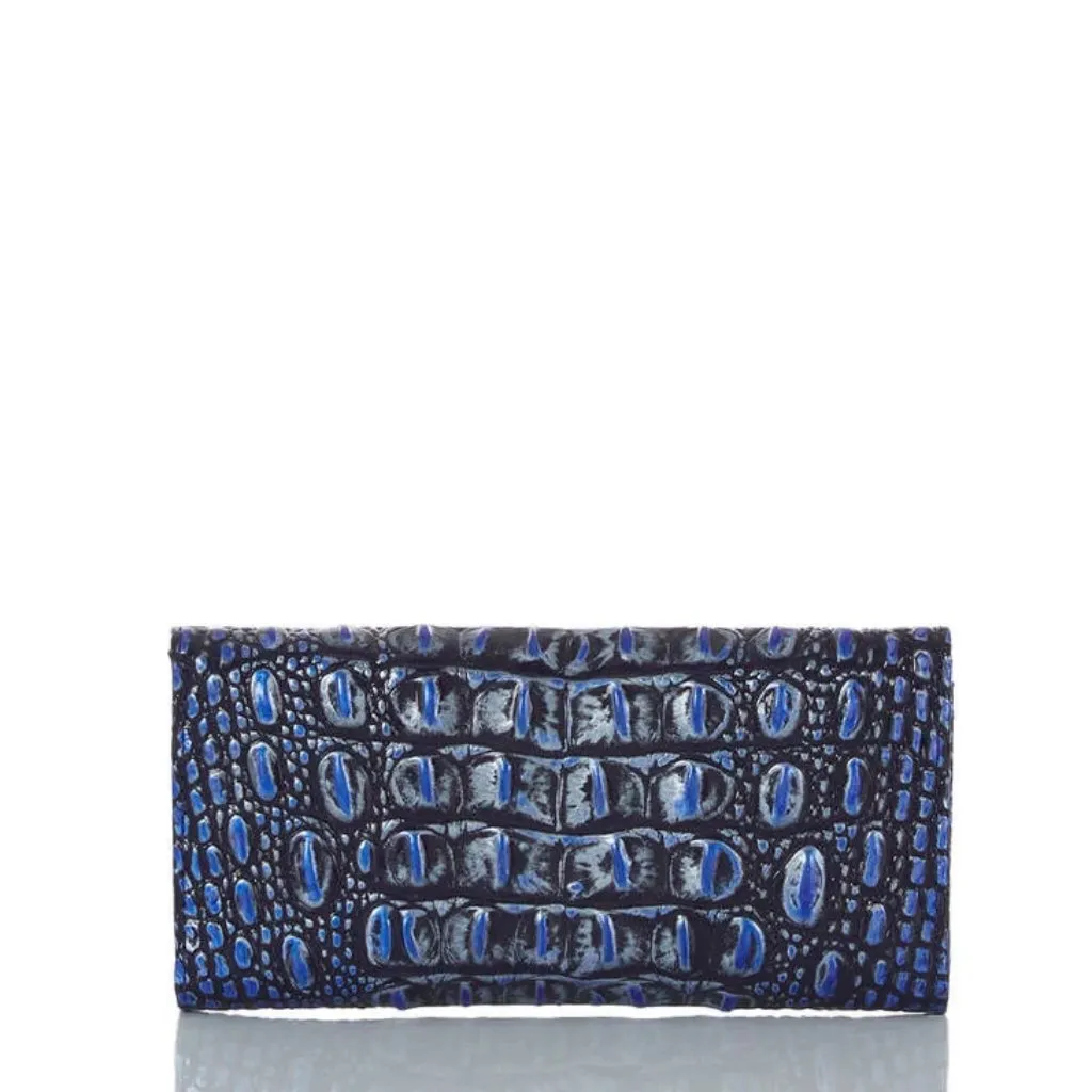 NWT Brahmin Veronica Wallet in Kyanite Melbourne Croc-embossed Leather - Image 8