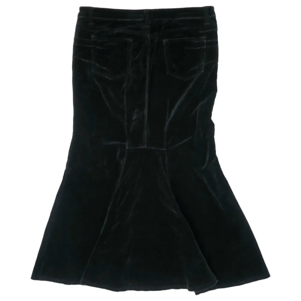 Vintage Y2K Bisou Bisou Jeans Black Trumpet Maxi Skirt - Image 12