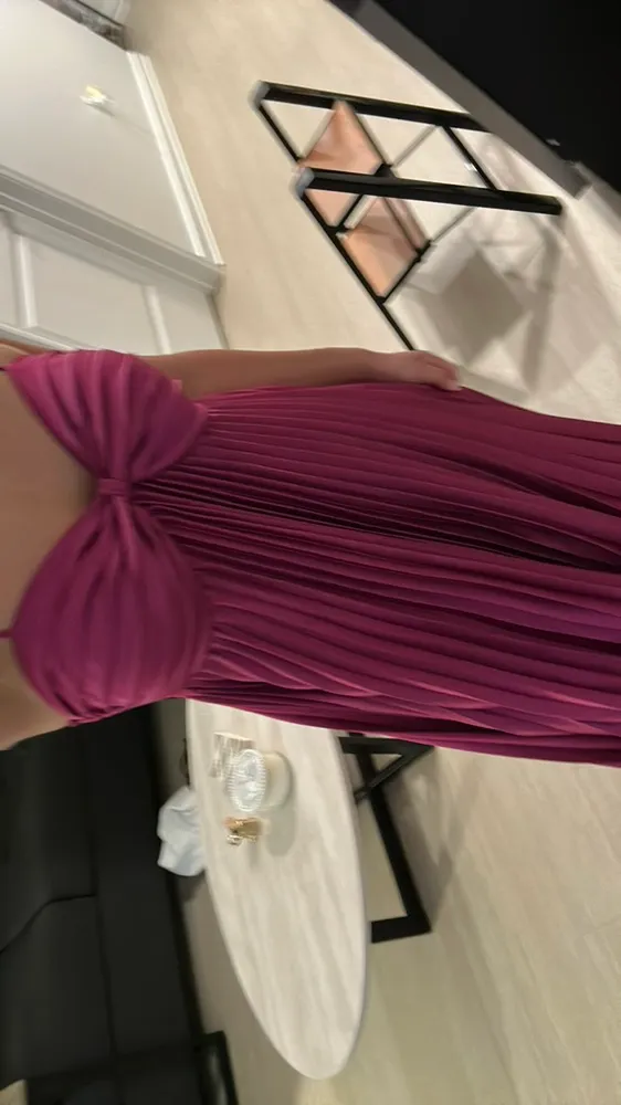 Formal Maxi Dress Pink - Image 3