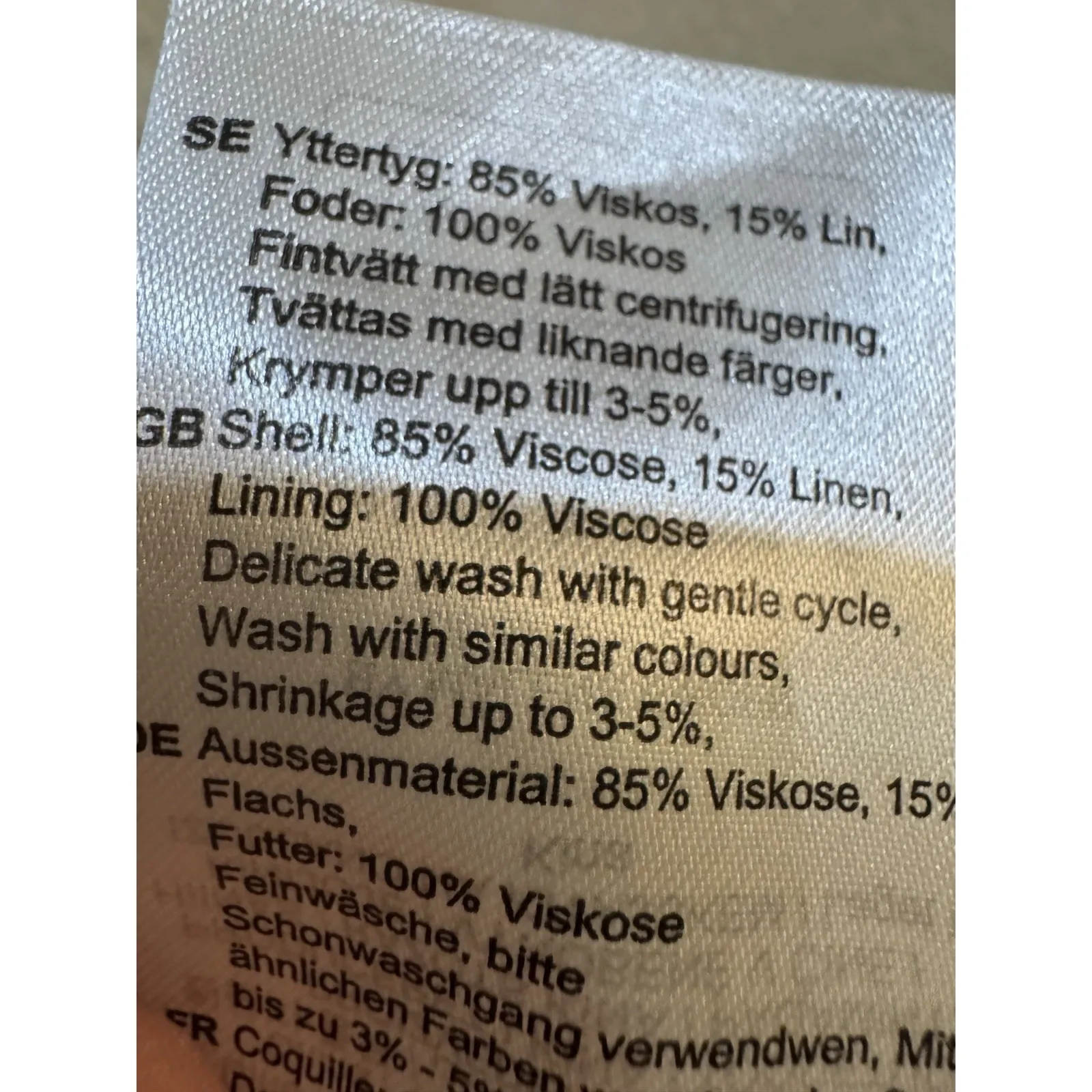 By Malene‎ Birger Women Cymbaria Pleated Wide Leg Pants Size 38 Natural Linen Tan - Image 13