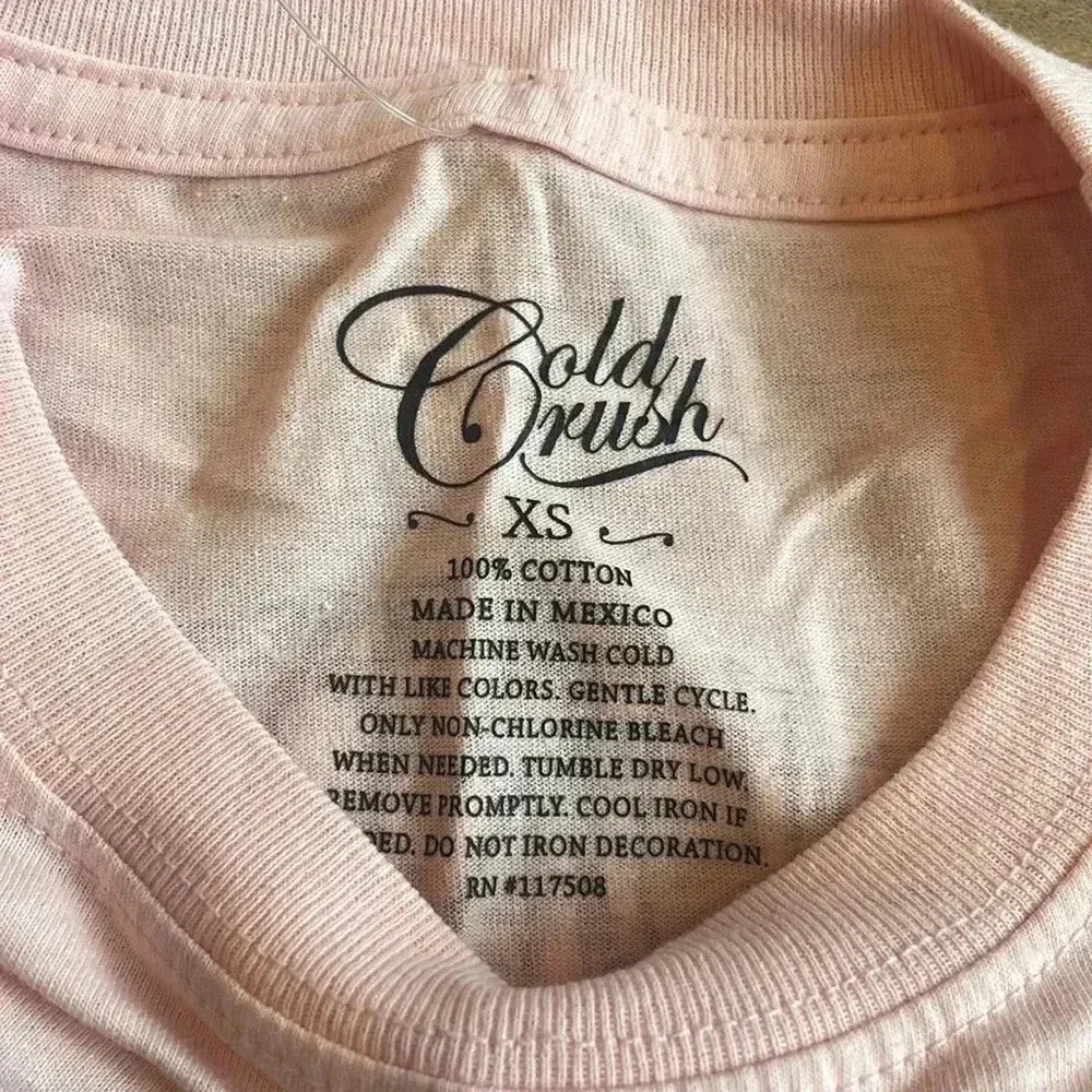 4/$25 NEW Country Festival Austin Nashville Louisville Memphis Pink Tee Sz XS - Image 3